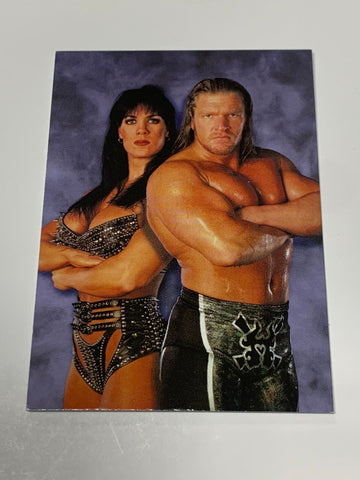 Triple H & Chyna 1999 WWE Comic Images Card #47