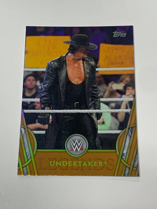 Undertaker 2018 WWE Topps Legends Parallel Card #69