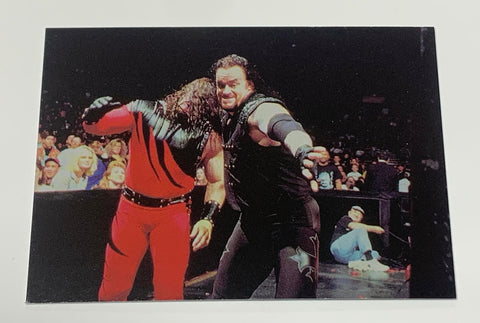 Undertaker vs Kane 1999 WWE Comic Images Card #56
