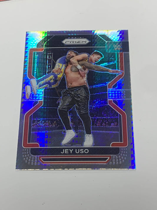 Jey Uso 2022 WWE Prizm SILVER REFRACTOR #123