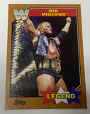 Sid Vicious WWE 2017 Topps Legend Card (Bronze Parallel Version)