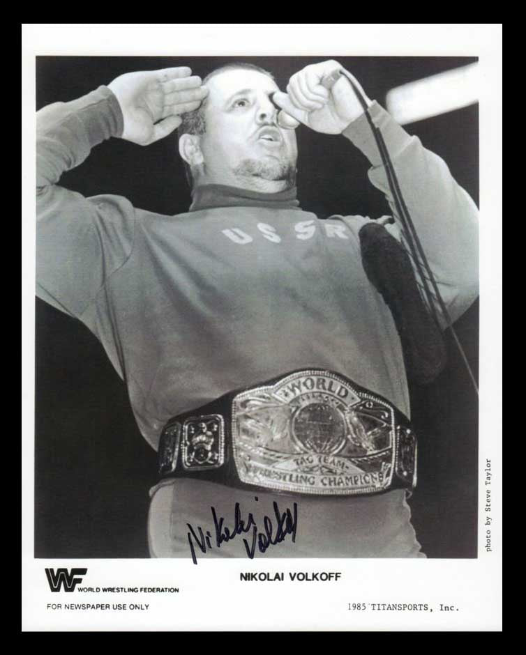 Nikolai Volkoff Pose 1 Signed Photo COA