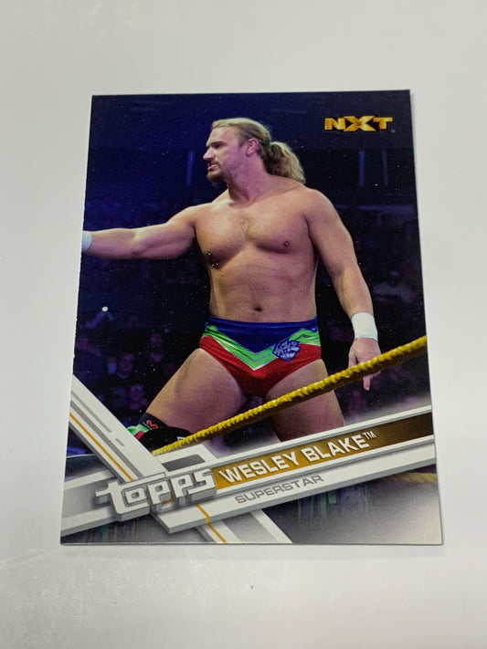 Wesley Blake 2017 WWE NXT Topps Card #180