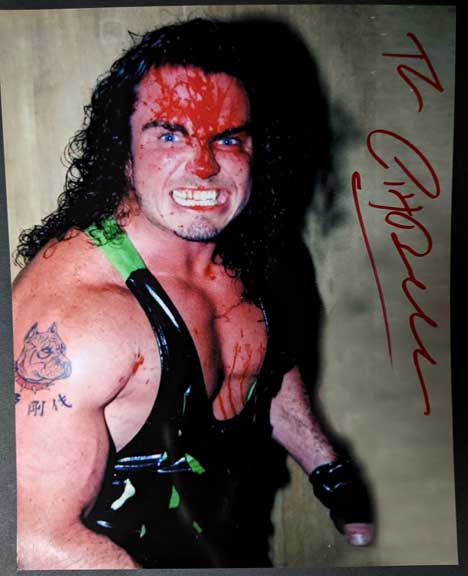 Pitbull #1 (Gary Wolfe) Pose 7 Signed Photo COA