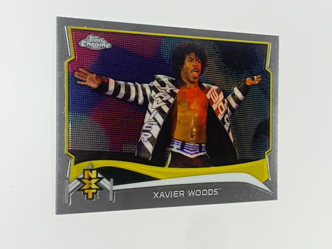 Xavier Woods 2014 WWE NXT Topps Chrome RC Card