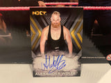Alexander Wolfe 2017 Topps WWE NXT SIGNED Card #/25