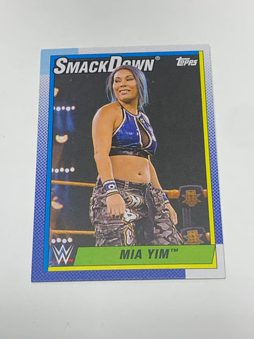 Mia Yim 2021 WWE Topps Card #64