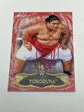 Yokozuna 2015 WWE Topps Undisputed RED Parallel Card #75