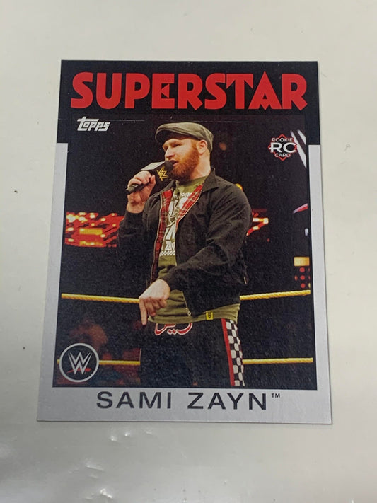 Sami Zayn 2016 WWE Topps Rookie Card #68