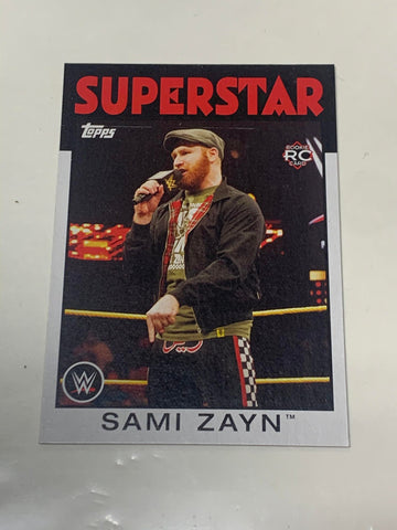 Sami Zayn 2016 WWE Topps Rookie Card #68