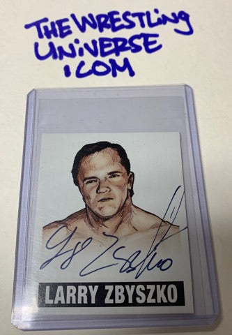 Larry Zbyszko WWE Leaf 2012 Authentic Autograph